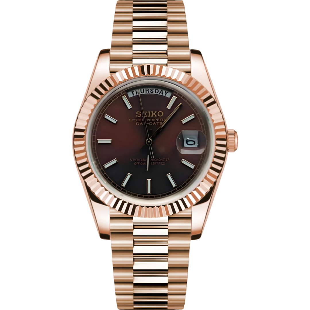 Day-Date Mod - Rose Gold Chocolate