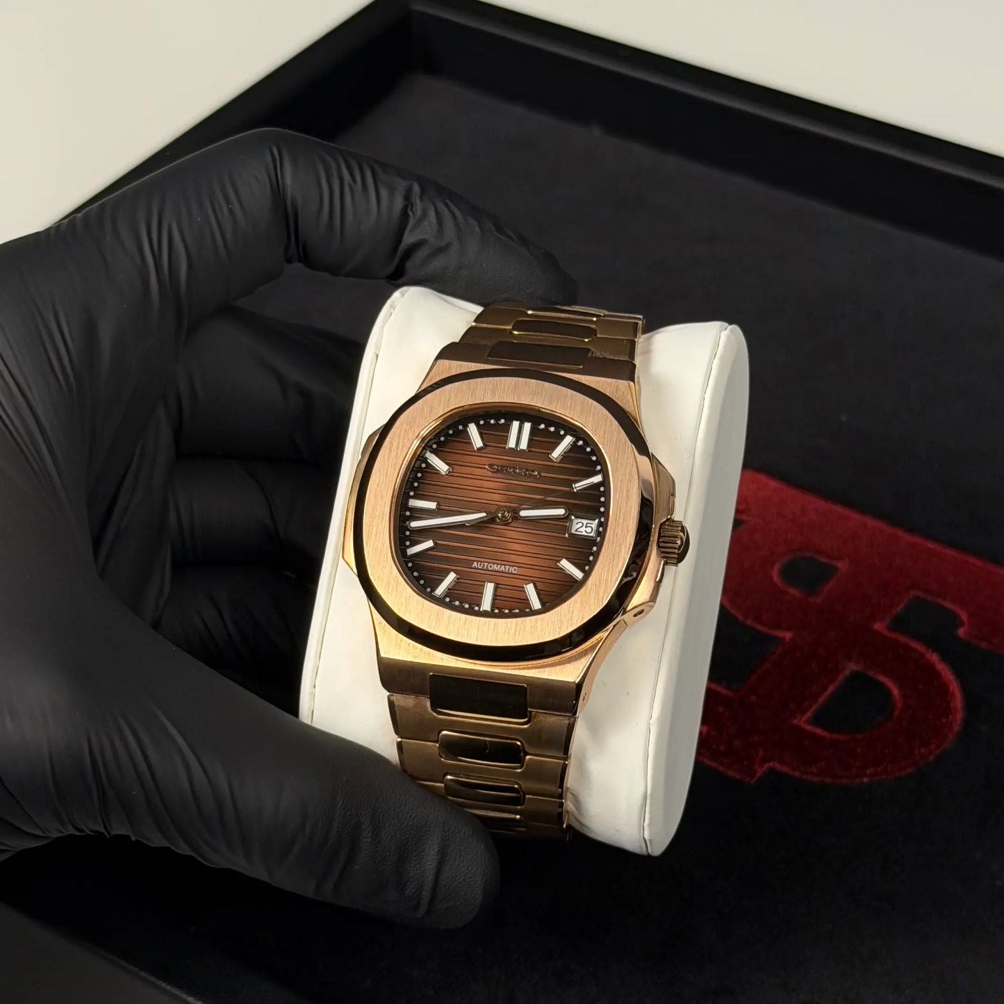 Nautilus Mod - Rose Gold Chocolate