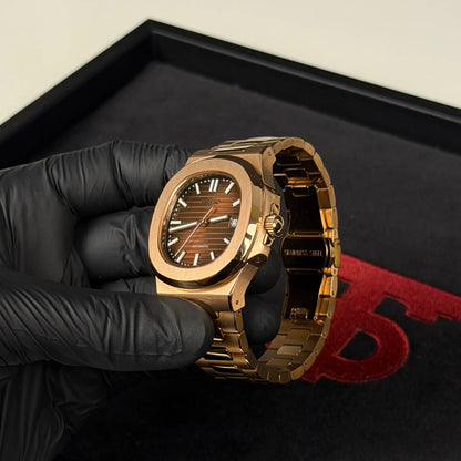 Nautilus Mod - Rose Gold Chocolate