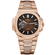 Nautilus Mod - Rose Gold Chocolate Open Heart