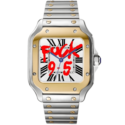 Santos Mod - Two-Tone F*ck 9-5 White